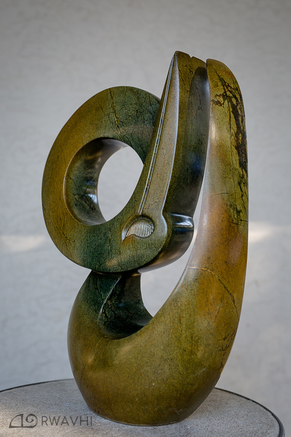 2.Title: Coiling Bird Artist: Andamiyo Chihota Medium: Serpentin