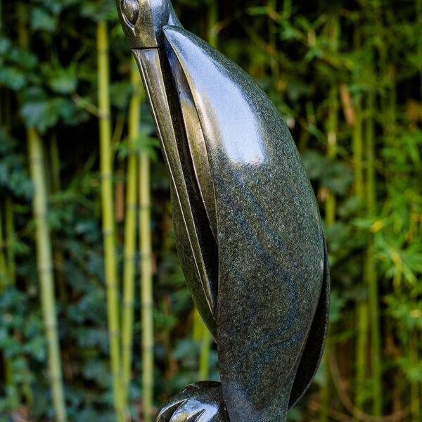 2. Title: Shy Heron Artist: Lacknos Chingwaro Medium: Springston