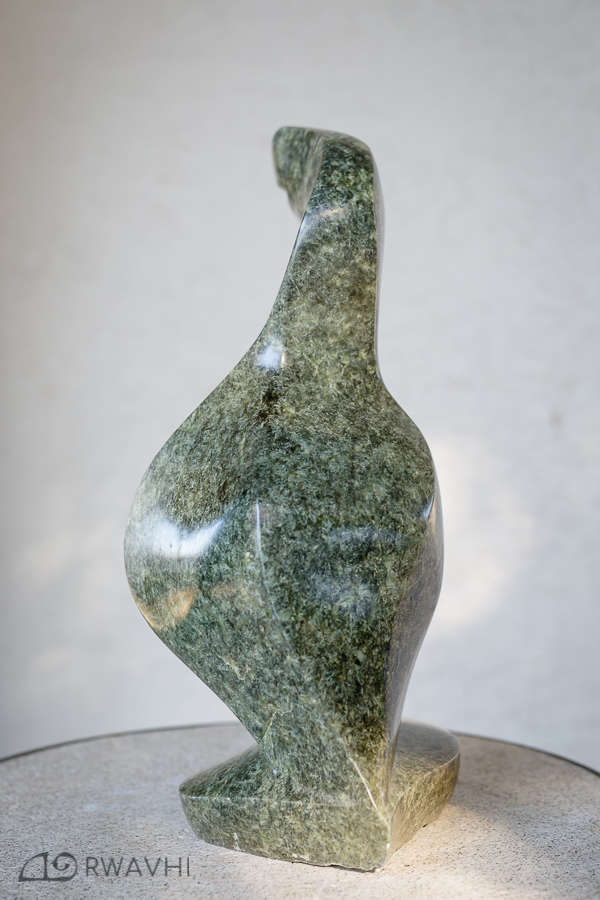 3. Title: Quizzical Duck Artist: Tamuka Gorerino Medium: Serpent