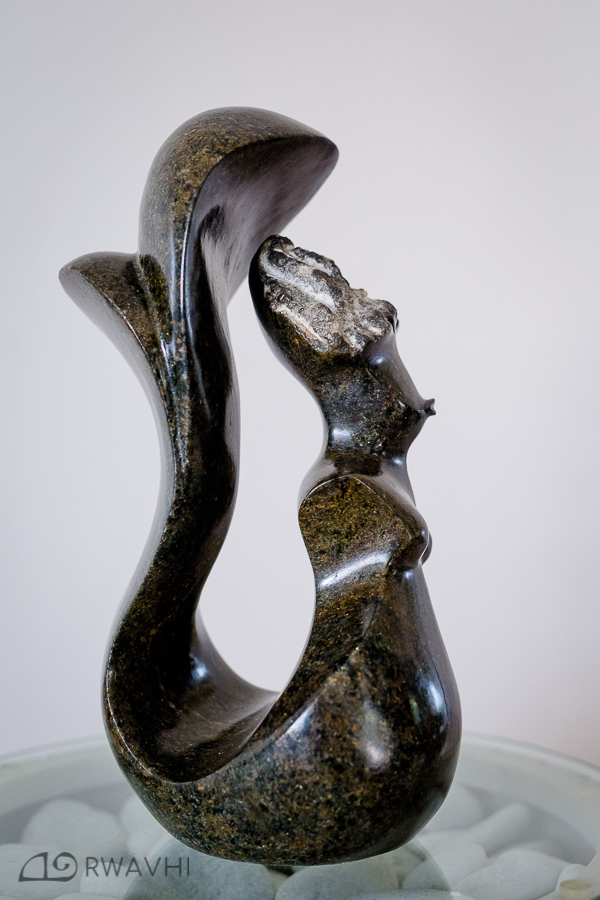 4. Title: Mermaid Artist: Tamuka Gorerino Medium: Serpentine Dim