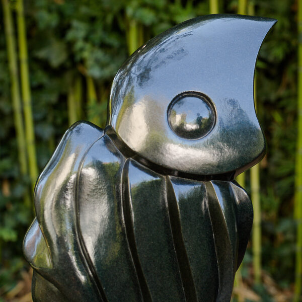 4. Title: Parrot Artist: Naboth Chandiringa Medium: Black Serpen