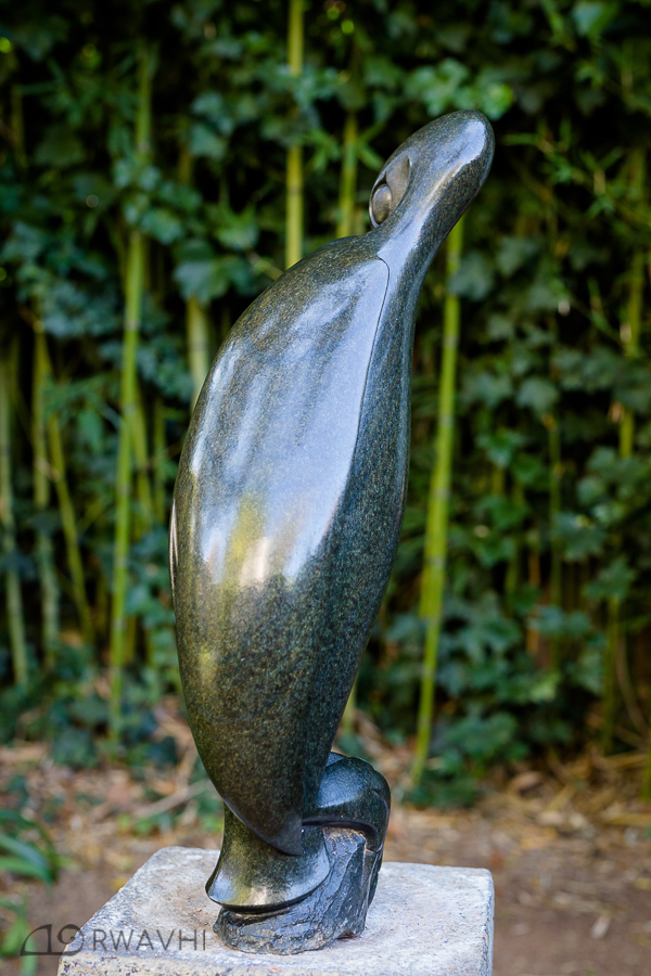 4. Title: Shy Heron Artist: Lacknos Chingwaro Medium: Springston