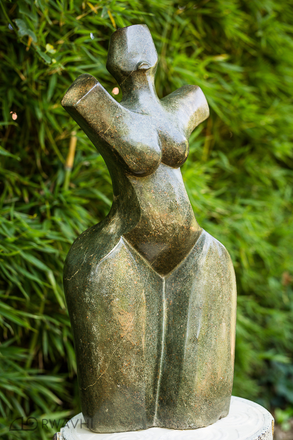 1. Title: Gleeful Woman Artist: Tonderai Mashaya Medium: Opal Di